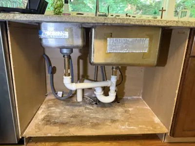 Plumbing leak repair and pipe service