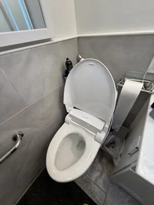 Toilet installation and plumbing connection