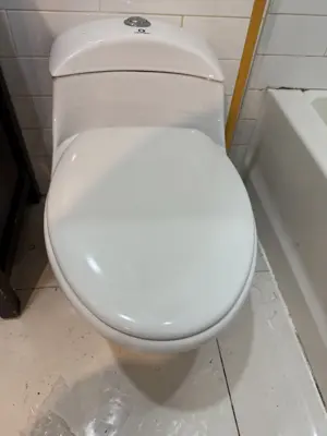 Toilet installation and plumbing connection