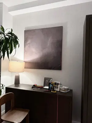 Artwork and picture hanging on apartment walls