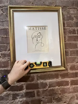 Artwork and picture hanging on apartment walls