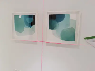 Artwork and picture hanging on apartment walls